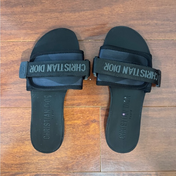 Christian Dior Black Sandals - Picture 1 of 2